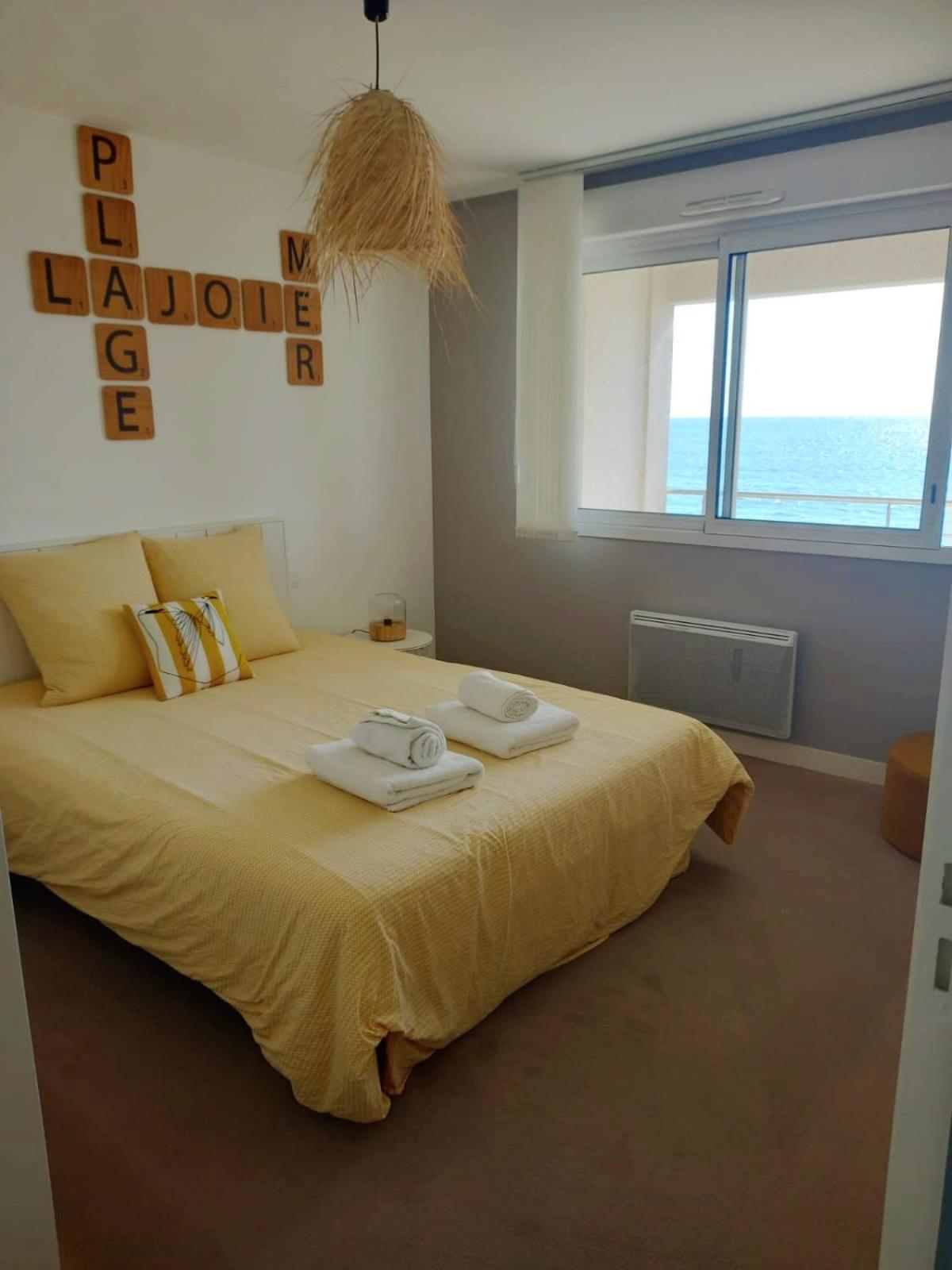 Apartamento Reve Bleu - Vue Mer Exceptionnelle - Wifi - Draps Et Serviettes Inclus - Balcon Avec Mobilier De Jardin Penmarcʼh Exterior foto